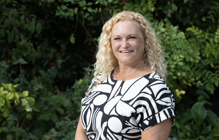 Image: Kate Heslegrave, co-chief executive of St Helena Hospice