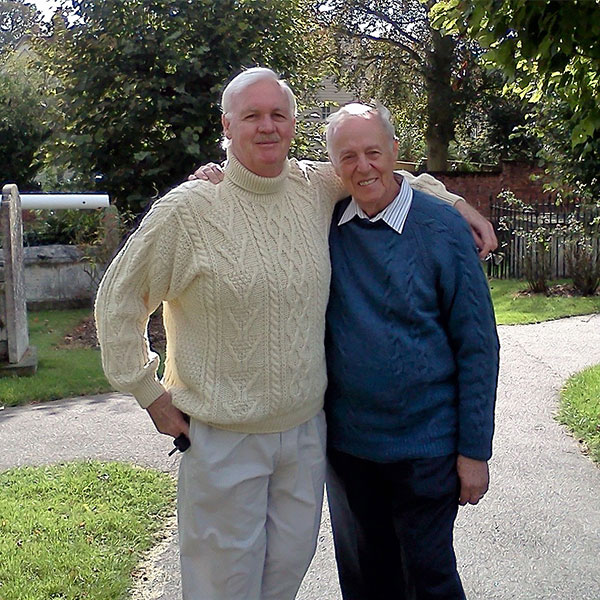 Pete Buchanan, partner of someone supported by St Helena