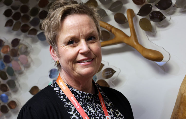 Image: Fran Hyde, new chair of trustees at St Helena Hospice