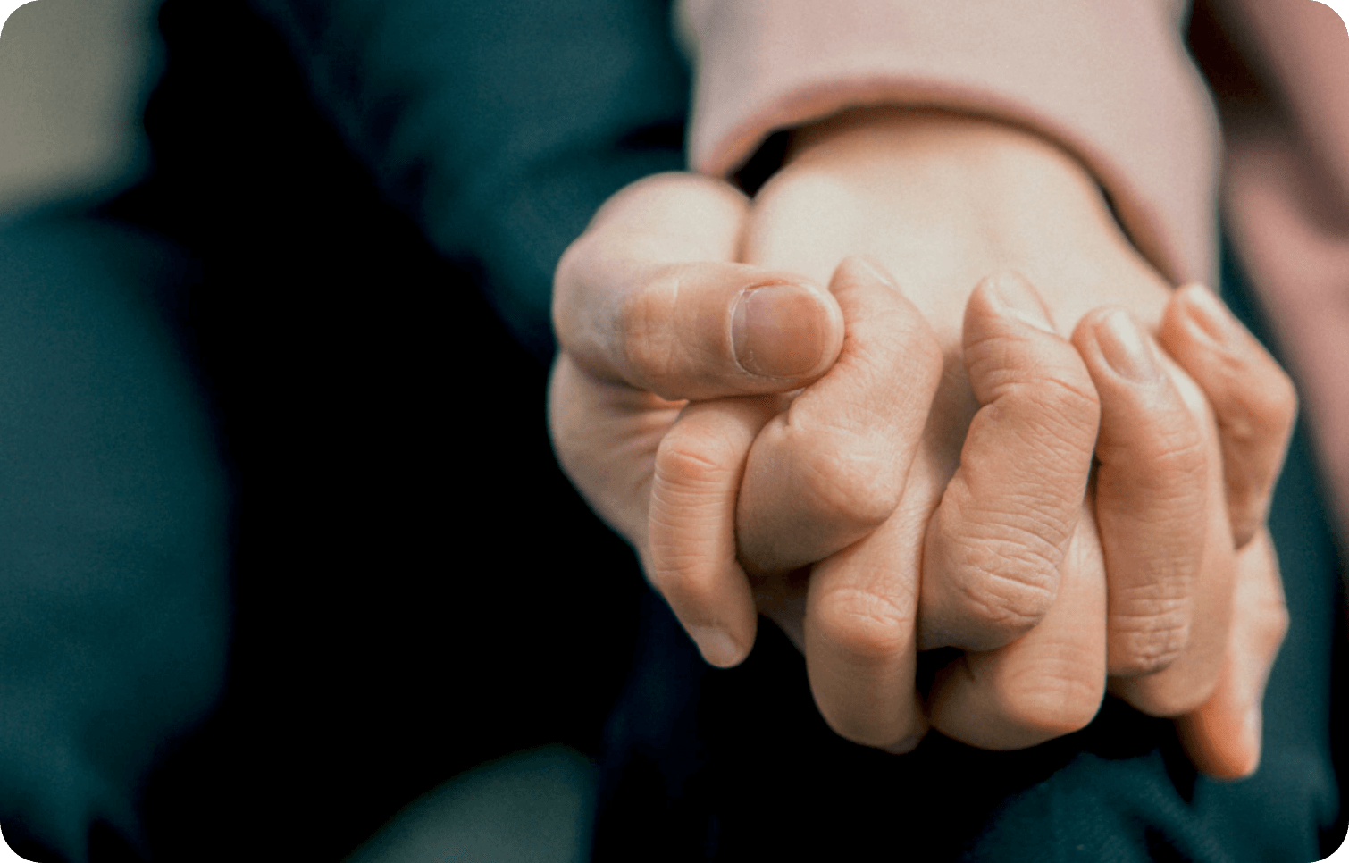holding hands