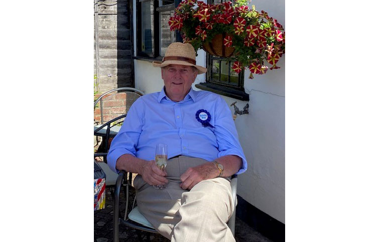 Image: Roy Chapman was a patient at St Helena Hospice